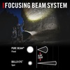 image:imageCoast XP11R 2600 Lumen USBC Rechargeable LED Flashlight with Slide Focusand Pure Beam Focusing Optic 4 Light Modes BlackBlue